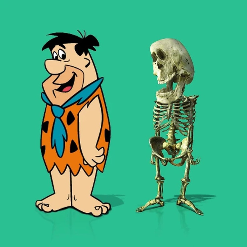 "The Flintstones" цувралын Фрэдийн араг яс