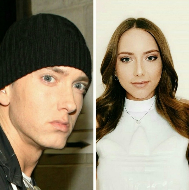 Эминем болон түүний охин Хэйли Жейд Скотт (Eminem, Hailie Jade)