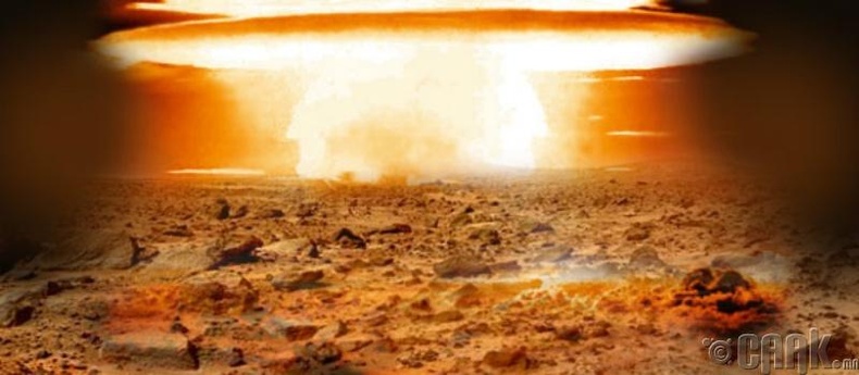Ангараг гараг дээрх цөмийн зэвсгийн туршилт
