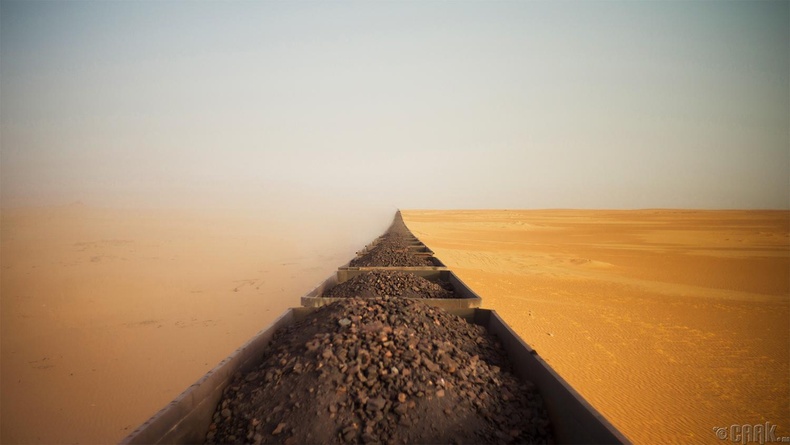 Аялал төрлийн ялагч - Мавританийн төмрийн хүдэр тээвэрлэж буй галт тэрэг