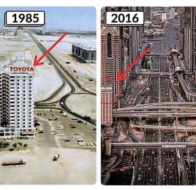 Дубай хотын хурдацтай өөрчлөлт
