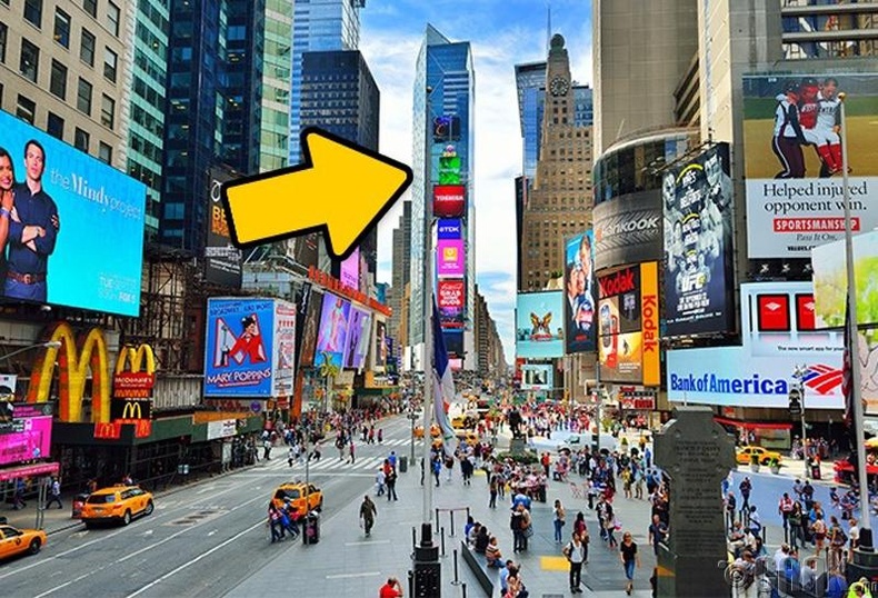 "Times Square"-ийн эзэнгүй барилга, Нью-Йорк хот, АНУ