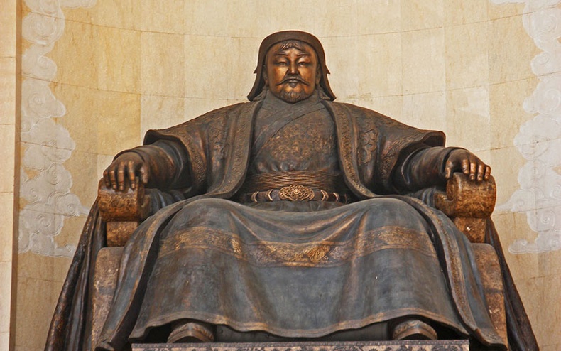 Чингис хаан - 7,841,411 км2