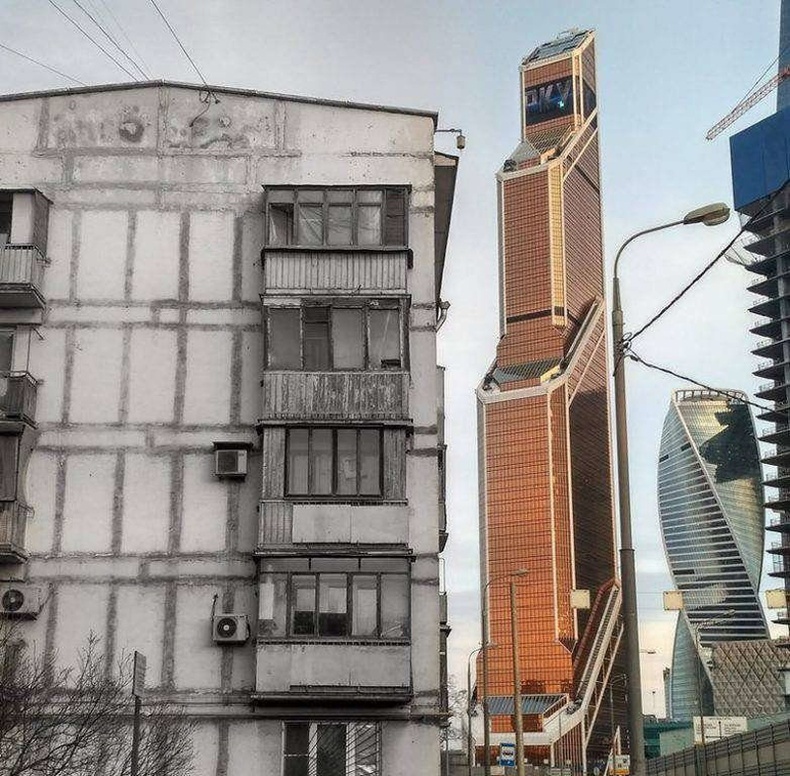 70-аад оны орон сууц болоод шинэ цамхаг - Москва