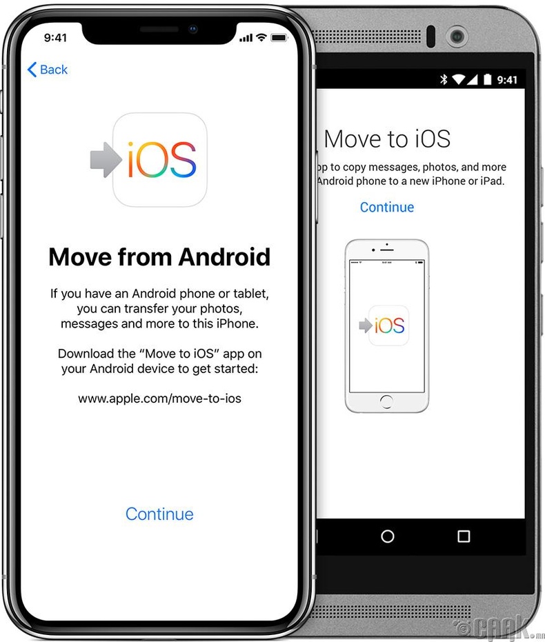 2. "Move to iOS" аппликэйшныг "Android" утсандаа суулгана