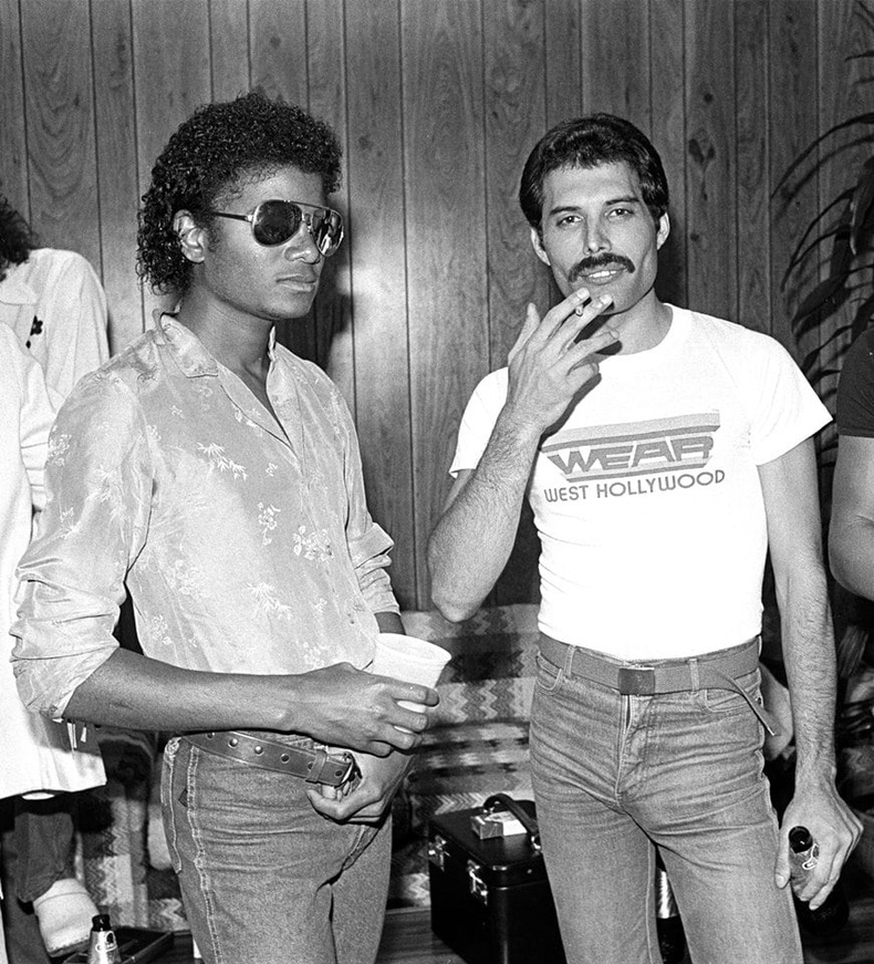 Майкл Жексон ба Фредди Меркури, 1983
