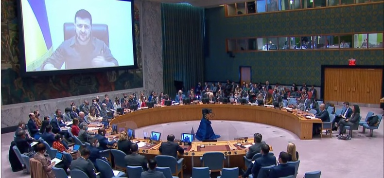 Владимир Зеленский: НҮБ-ын Аюулгүй байдлын зөвлөлд ОХУ байх эрхгүй