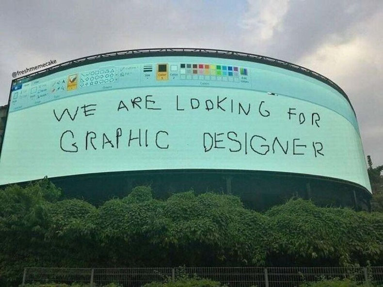 "Бид график дизайнер хайж байна"