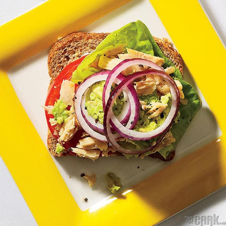 Тунатай сэндвич - 350 калори
