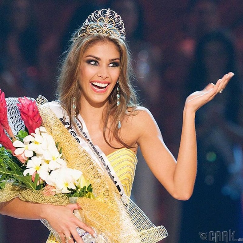 "Miss Universe-2008"-ын ялагч:Венесуэлийн гоо бүсгүй Диана Мендоза, 22 настай, 178 см өндөр.