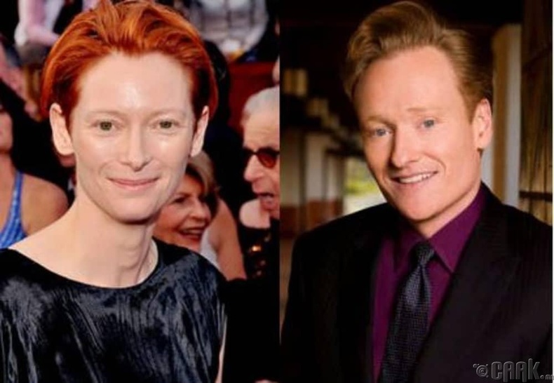 Тильда Суинтон (Tilda Swinton), Конан О'Брайен (Conan O’Brien)