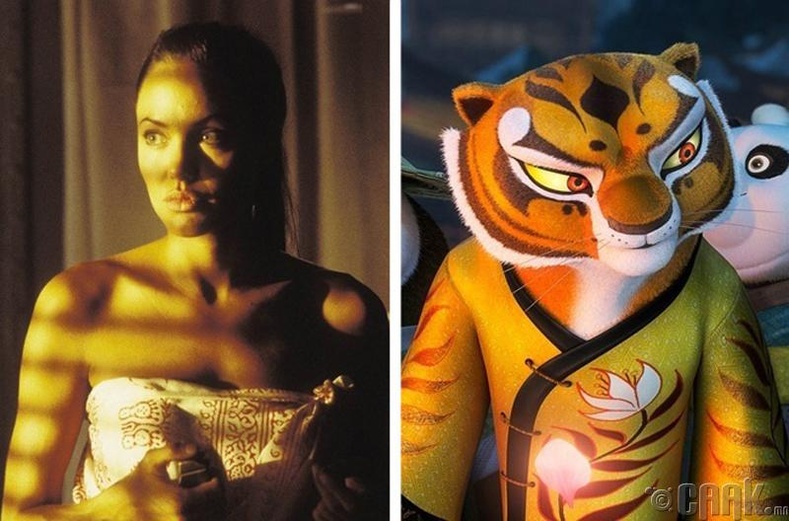 Анжелина Жолие (Angelina Jolie) - Master Tigress,  "Kung Fu Panda"