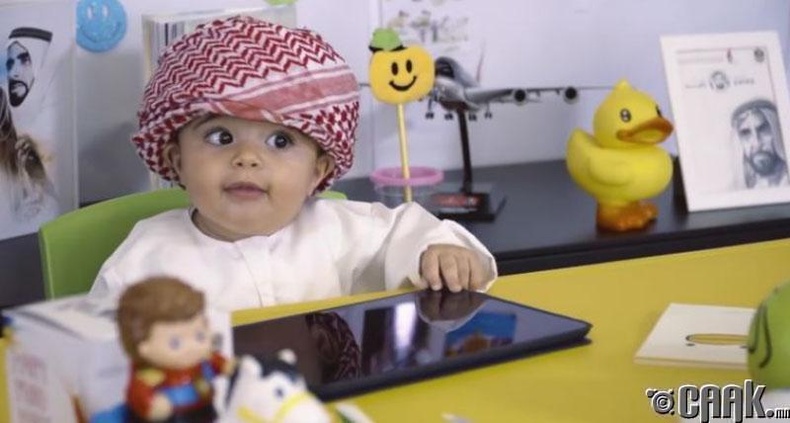 8 сартай Мухаммед Аль Хашеми дэлхийн хамгийн залуу албан ёсны ажилтан