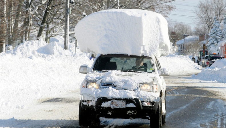 2014 онд АНУ-ын Нью-Йорк мужид 150 см зузаан цас оржээ.