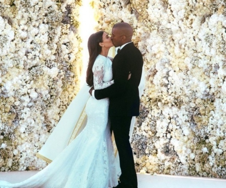 Ким Кардашьян болон Кэнье Вэст хоёрын хуримын зураг (Kim Kardashian, Kaney West)