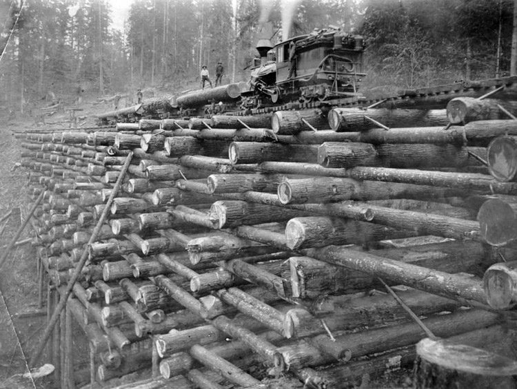 1900 онд галт тэргэний гүүр ийм байжээ