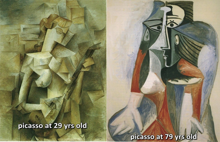 Пабло Пикассогийн уран зургийн хувьсал