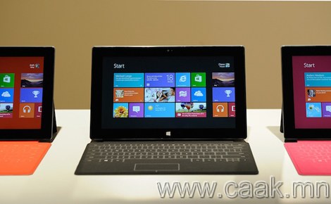 Микрософтын Surface 2.0 планшет.